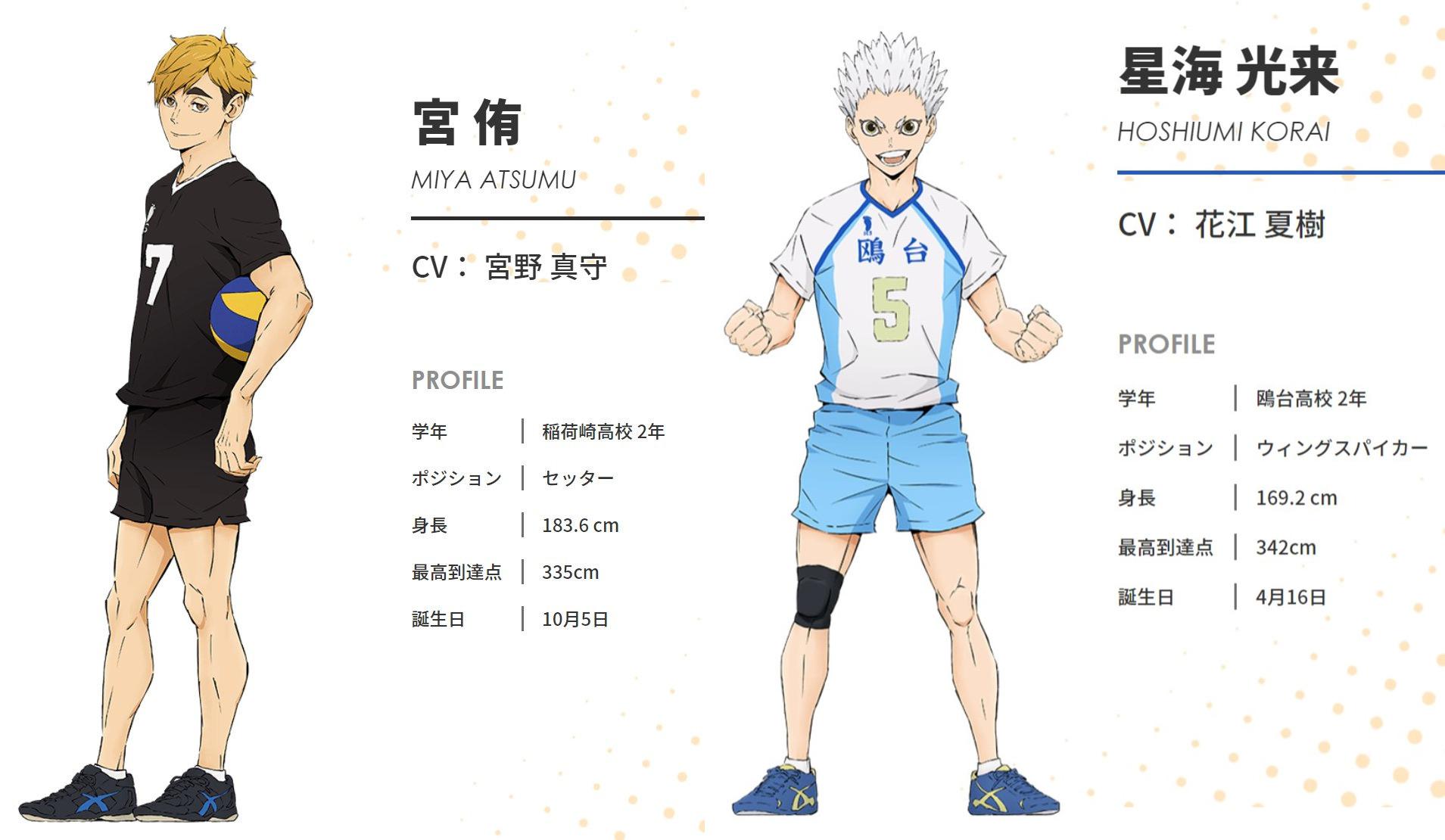 Featured image of post Hoshiumi Haikyuu Height