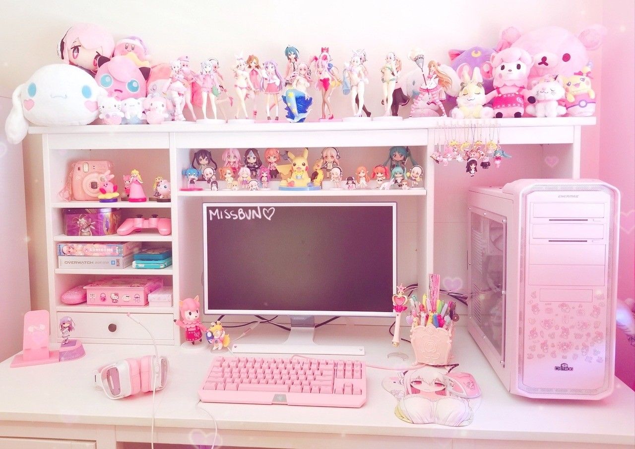 Featured image of post Pink Gaming Setup Kawaii